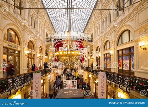 Moscow's GUM Store on Red Square 